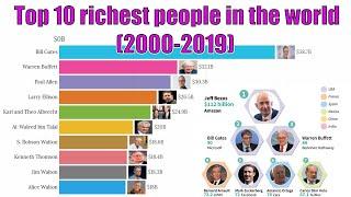 Top 10 richest people in the world (2000-2019)