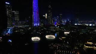 ||Burj Khalifa||Fireworks light up the sky||Welcome 2020||Happy new year in dubai burJ