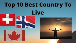 Top 10 Best Country To Live. Best Quality Of Life