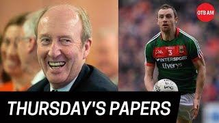 Shane Ross loving the limelight | Best footballer of the '10s | FAI mess | Thursday's Papers