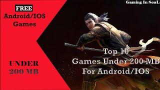 Top 10 Games For Android Under 200 MB | Top 10 New Game For Android 2020 | Gaming In SouL |