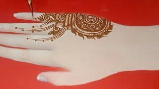 Simple & Stylish Back Hand Mehndi Design || Easy Mehndi Designs for hands || Mehndi Designs #shorts
