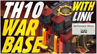 BEST TH10 WAR BASE with LINK | TH10 Base LINK 2020 | TH10 War Base LINK 2020 | TH10 Clash of Clans