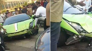 Lamborghini Car hits police kiosk in Bangalore | Cubbon Park COPs Arrested Lamborghini driver |