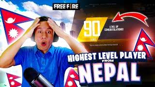 90 Level in Free Fire 