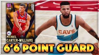 *6'6 TALL POINT GUARD* MICHAEL CARTER WILLIAMS!! ONE OF THE BEST AMETHYST CARDS IN NBA 2K21 MyTEAM!!