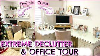 EXTREME DESK CLEAN, DECLUTTER & ORGANISATION  |  OFFICE TOUR  |  EMILY NORRIS  AD