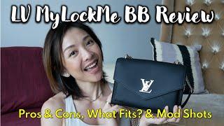 LOUIS VUITTON MYLOCKME BB | 1st Impressions, Pro & Cons, What Fits | Kat L