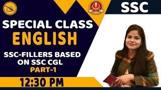 ENGLISH | SPECIAL SSC CLASS | FILLERS | PART-1 | 12:30 PM