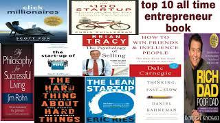 TOP 10 ALL TIME ENTREPRENEUR BOOK(Rich Dad Poor Dad the #1)