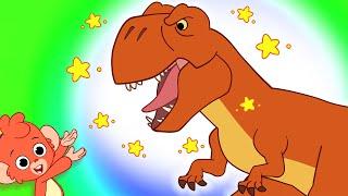 Club Baboo | Dinosaurs for kids! | A Triceratops and T-Rex are having a fun time with Baboo