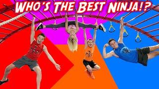 Who is the Best NINJA? Brothers and Sister Challenge!