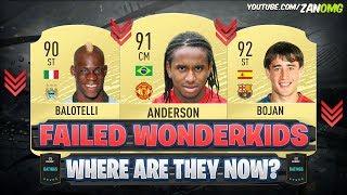 BIGGEST FAILED WONDERKIDS IN FIFA HISTORY!! 