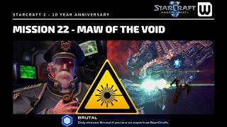 Starcraft 2: 10 Year Achievement Hunt! Brutal WoL Mission 22 - Maw of the Void