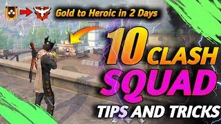 TOP 10 CLASH SQUAD TRICKS IN FREE FIRE para SAMSUNG,A3,A5,A6,A7,J2,J5,J7,S5,S6,S7,S9,A10,A20,A30,A50