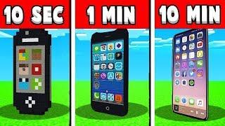 iPHONE 11 en 10 MINUTES vs 1 MINUTE vs 10 SECONDES 