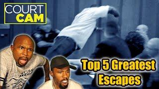 Court Cam: Top 5 Greatest Escapes | A&E (Official Reaction) Feat. BHD