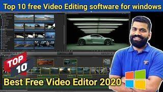 Top 10 best video editing software for pc free in 2020 [Hindi]