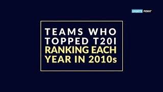 TOP 10 T20 Teams Ranking in 2010s Who Finished the Year at Number 1