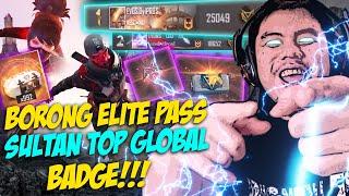 BORONG ELITEPASS BARU LANGSUNG JADI SULTAN TOP GLOBAL BADGE!! - FREE FIRE INDONESIA