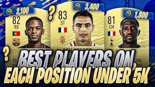 FIFA 20 -TOP BEST/OVERPOWERED CHEAP PLAYERS UNDER 5K IN EACH POSITION!