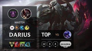 Darius Top vs Ryze - KR Master Patch 10.7