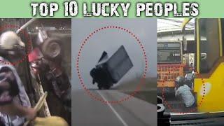 Top 10 Luckiest People in the World || Close calls || Near Death Experience ||