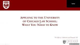 Applying to the University of Chicago Law School: What You Need To Know