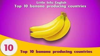 Top 10 banana Exporters by Country 2020