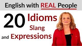 Learn 20 English idioms and slang with native speakers in L.A.