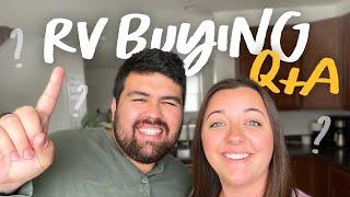 TOP RV BUYING QUESTIONS...ANSWERED! (new vs. used, rv shows, warranties, service)