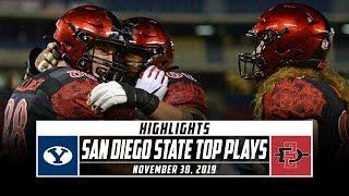 San Diego State Football Top Plays vs. BYU (2019) | Stadium