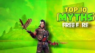 Top 10 Mythbusters in garina FREE FIRE | FREE FIRE Myths #4