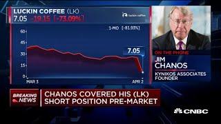 Kynikos founder Jim Chanos covered his Luckin short position pre-market