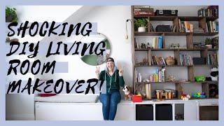 *EMOTIONAL* Shocking DIY Living Room Makeover for Family | Diaries Of DIY Danie