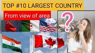 TOP 10 LARGEST COUNTRY FROM VIEW OF AREA #Short#AmezingFacts#largestCountry