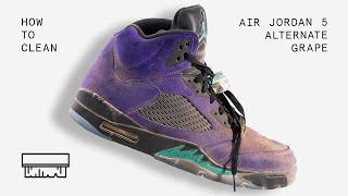 Best Way to Clean Air Jordan 5 Alternate Grape With Reshoevn8r (Big Announcement)