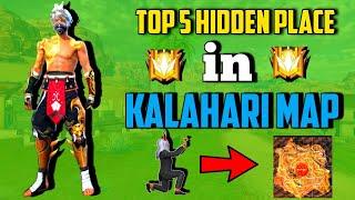 Top 5 hidden place in Kalahari map|| best hidden place in Kalahari map||Mr Khiladi gaming||