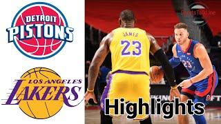 Pistons vs Lakers HIGHLIGHTS Full Game + OT 1 & 2 | NBA February 6