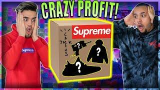 EPIC $500 SUPREME/HYPEBEAST MYSTERY BOX UNBOXING! (DID WE MAKE PROFIT??)