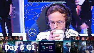 TL vs G2 | Day 5 Group A S10 LoL Worlds 2020 | Team Liquid vs G2 eSports - Groups full game