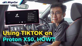 How to use Android Auto & TikTok on 2020 Proton X50 QD Link, GKUI19 Review & Tutorial | WapCar