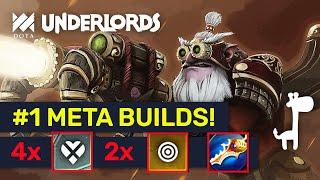 TOP META BUILDS! High Rank 4 Heartless + Dead Eye Combo! | Dota Underlords