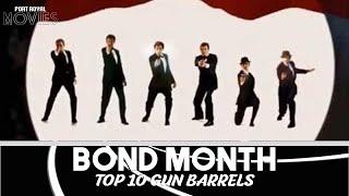 Top 10 Bond Gun Barrels | The Awesome Mix | Bond Month