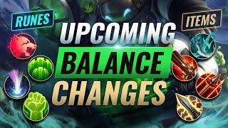 MASSIVE CHANGES: New Upcoming Buffs & NERFS (Runes, Items, Drakes & MORE) - League of Legends