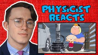 Physicist REACTS to Funny Family Guy PHYSICS SCENES