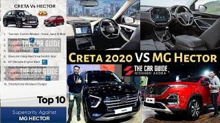 Hyundai Creta 2020 is better than MG Hector 
