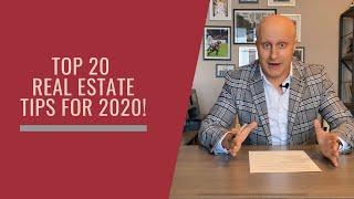 20 REAL ESTATE TIPS FOR 2020 | Top tips for buyers and sellers in 2020