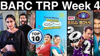 BARC TRP of Week 4 (2021) | TRP of this Week | Top 10 Shows