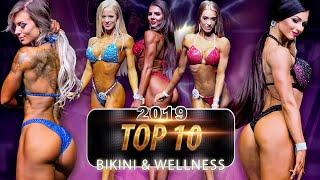 TOP 10 BIKINI FITNESS & WELLNESS FITNESS 2019 Countdown